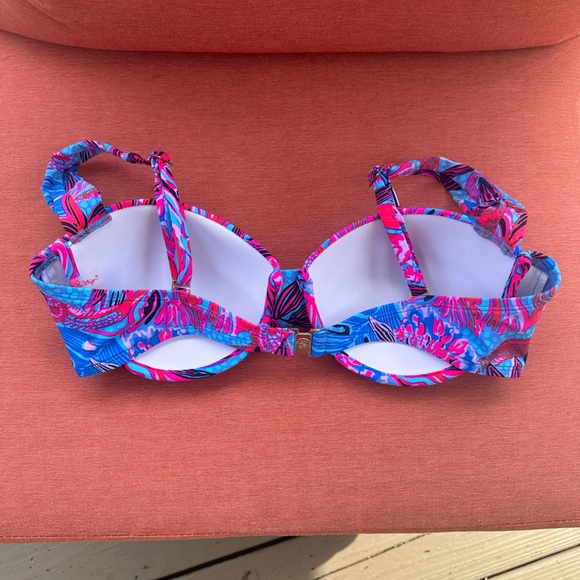 Lilly Pulitzer Gasby Bikini Top 10 - Picture 2 of 4